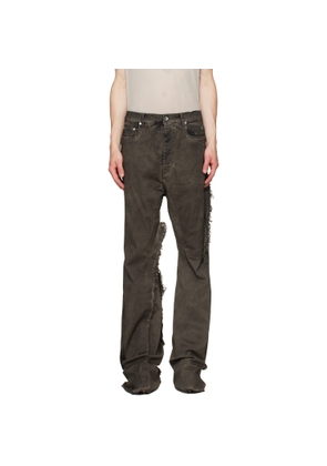 Rick Owens Gray Tower Bolan Bootcut Jeans