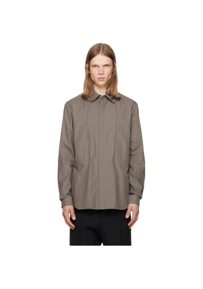Rick Owens Gray Tower Fogpocket Overshirt