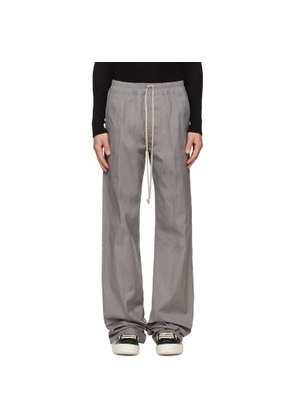 Rick Owens Gray Tower Dietrich Drawstring Trousers