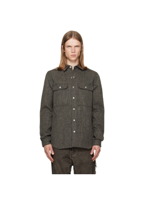 Rick Owens Gray Tower Overshirt