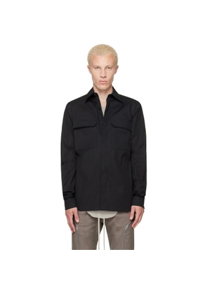 Rick Owens Black Tower Work Shirt
