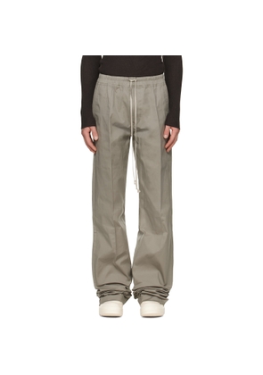 Rick Owens Taupe Tower Dietrich Drawstring Trousers