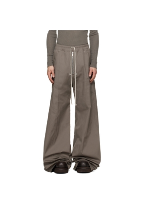 Rick Owens Gray Tower Wide Bela Trousers
