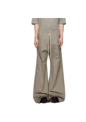 Rick Owens Taupe Tower Wide Bela Trousers