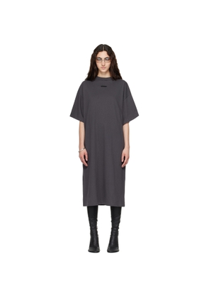 Fear of God ESSENTIALS Gray Long T-shirt Midi Dress