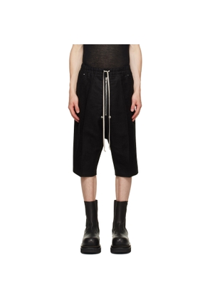 Rick Owens Black Tower Bela Pods Shorts