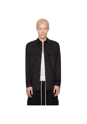 Rick Owens Black Tower Work Shirt
