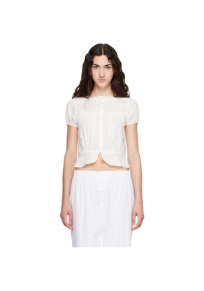 Fruity Booty White Daisy Blouse