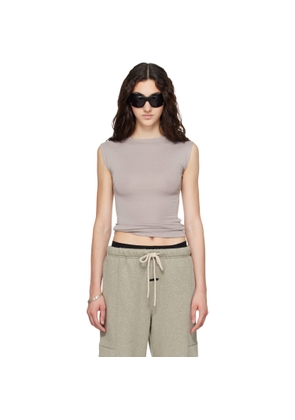 Fear of God ESSENTIALS Taupe Soft Rib Fitted Tank Top