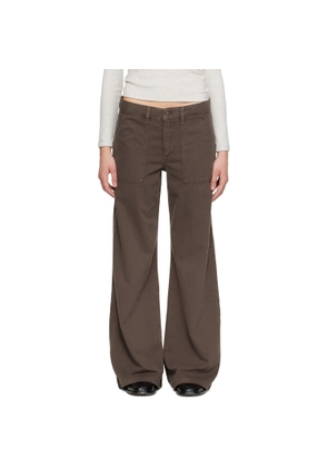 JEANERICA Brown Guell Trousers