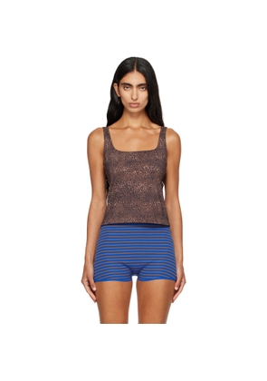 Fruity Booty Brown Shania Tankini Top