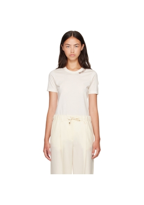 Moncler Off-White S/S Jersey T-shirt