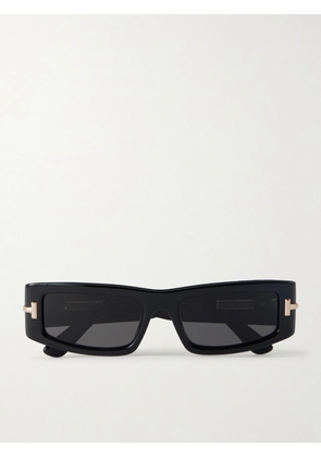 TOM FORD - D-Frame Acetate Sunglasses - Men - Black
