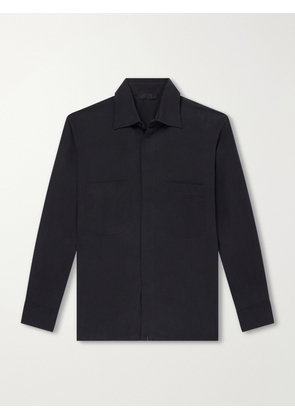 Saman Amel - Silk Overshirt - Men - Black - IT 46