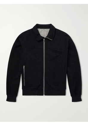 Rick Owens - Wool and Cotton-Blend Zip-Up Sweater - Men - Black - S
