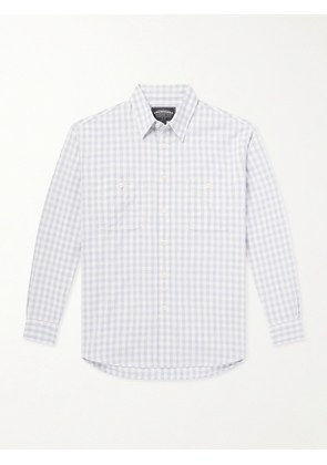 FrizmWORKS - Checked Cotton Shirt - Men - Blue - S