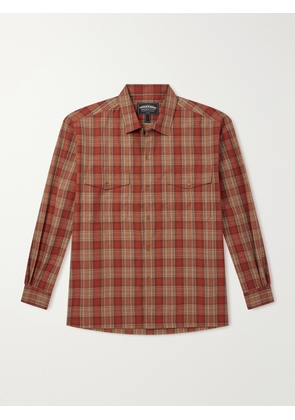 FrizmWORKS - Checked Cotton Shirt - Men - Orange - S