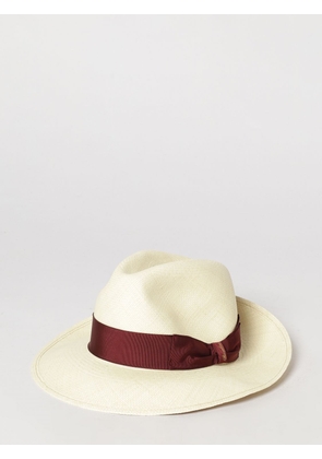 BORSALINO Hat Men color Burgundy