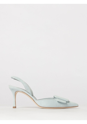 MANOLO BLAHNIK Pump Woman color Blue