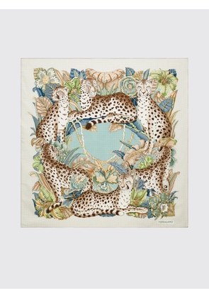 FERRAGAMO Neck Scarf Woman color Multicolor