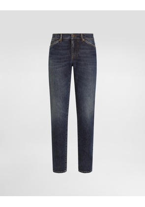 Dolce & Gabbana Denim Trousers - Man Collection Multi-colored 44