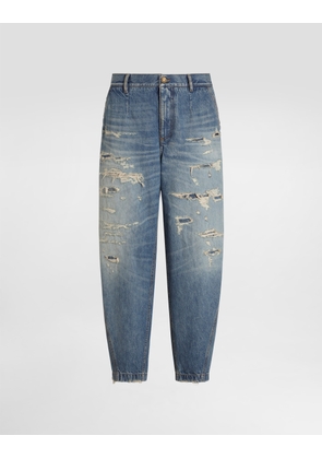 Dolce & Gabbana Denim Trousers - Man Denim Multi-colored 44