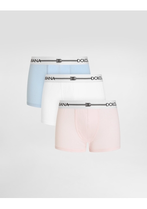 Dolce & Gabbana 3-pack Cotton Boxers - Man Underwear And Loungewear Multicolor 3
