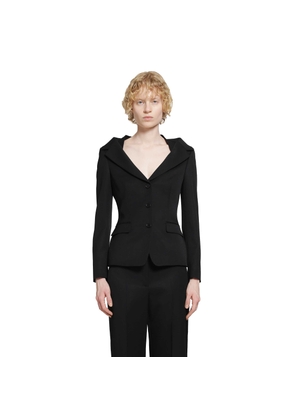 Off-the-shoulder Harness Jacket