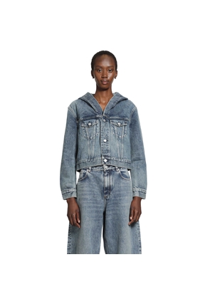 Hooded Denim Jacket