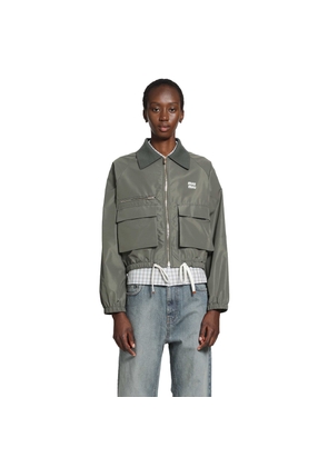 Technical Fabric Blouson Jacket