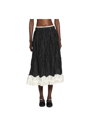 Gathered A-Line Skirt
