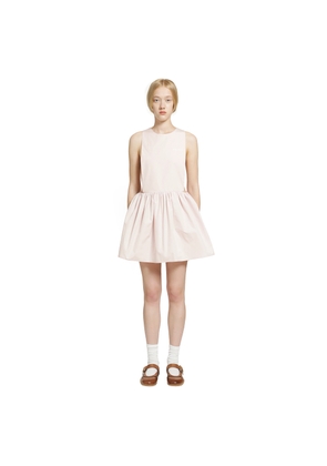 Poplin mini dress