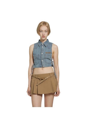 Cropped Chambray Shirt