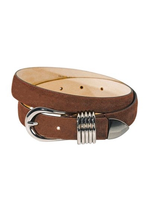 Hollyhock suede belt