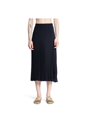 Pleated midi skirt