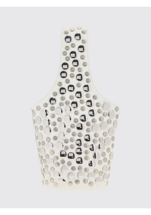 KHAITE Livia Studded Lambskin Handbag with a Flared Shape