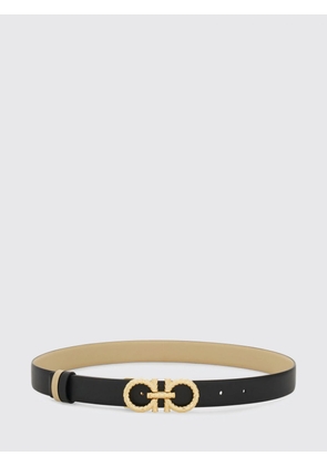 FERRAGAMO Reversible Gancini Belt in Smooth Calfskin Leather