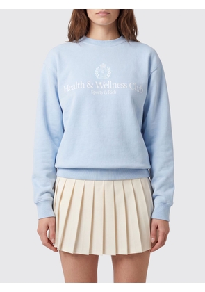SPORTY & RICH Sweatshirt Woman color Gnawed Blue