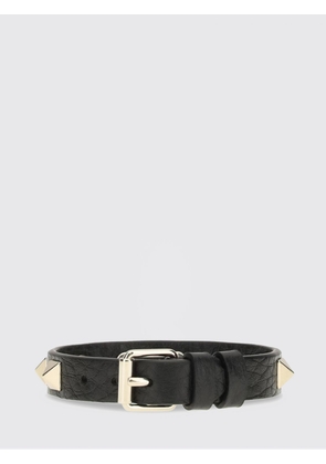 VALENTINO GARAVANI Rockstud Grained Calfskin Leather Bracelet
