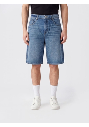 7 FOR ALL MANKIND Knee-Length Five-Pocket Cotton Denim Shorts with Button Fly