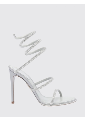 RENE CAOVILLA Cleo Crystal-Embellished Spiral Strap High-Heeled Sandals