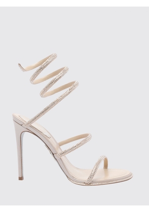 RENE CAOVILLA Cleo Crystal-Embellished Spiral Strap High-Heeled Sandals