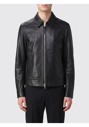 TOM FORD Smooth Lambskin Leather Shirt Jacket with Zip Closure