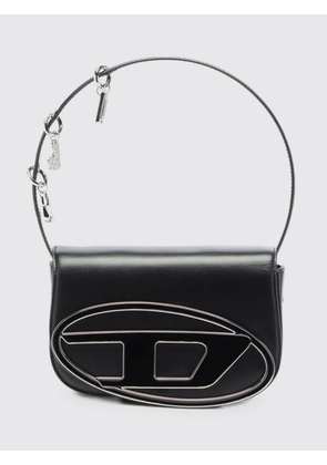 DIESEL 1DR Mini Bag in Smooth Leather with Oval D Logo and Removable Charm
