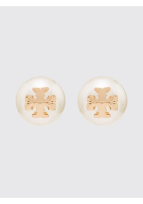 TORY BURCH Kira Stud Earrings with Faux Pearls and Double T Logo