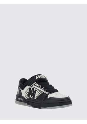 AMIRI MA Skyline Smooth Leather Sneakers with Monogram and Perforated Toe