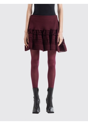 ALAÏA Skirt Woman color Burgundy
