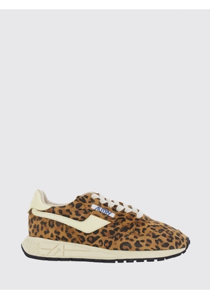 AUTRY Reelwind Low-Top Trainers in Suede with Animal Print and Padded Ankle