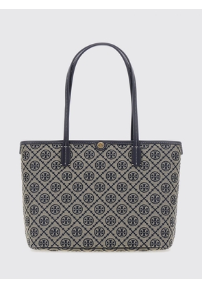 TORY BURCH T Monogram Small Cotton Tote Bag with Double T Logo