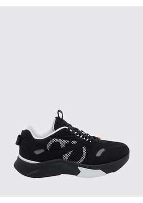 VALENTINO GARAVANI Demivee Low-Top Trainers in Mesh and Suede with VLogo Signature